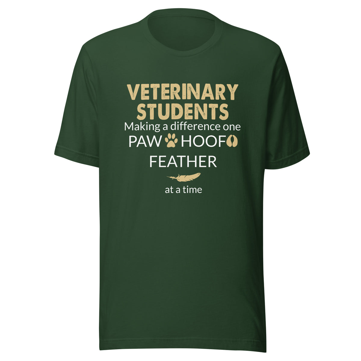 Vet Student - Making a Difference  Unisex T-shirt