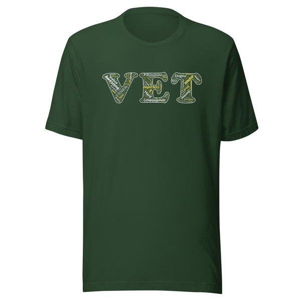 Vet Typography Unisex T-Shirt