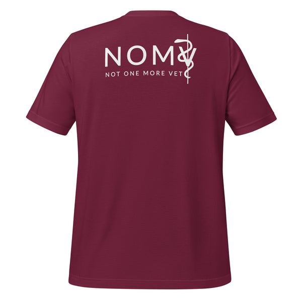 NOMV Cat Pulse Unisex T-Shirt-I love Veterinary
