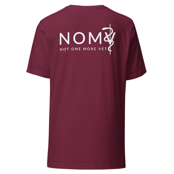 NOMV A beautiful day to save a life Unisex t-shirt