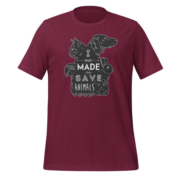 I was made to save animals Unisex T-shirt-I love Veterinary