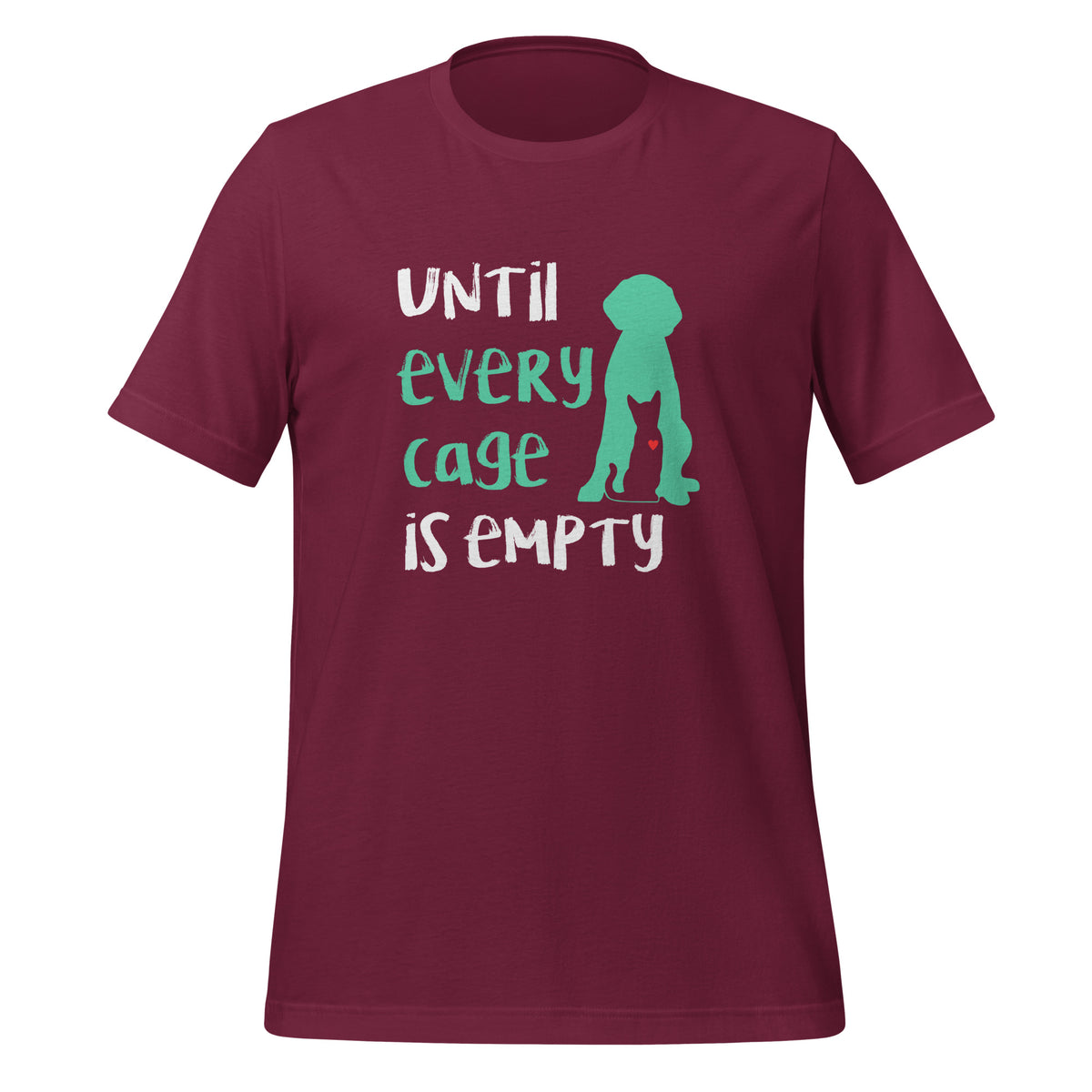 Until every cage is empty Unisex T-Shirt-I love Veterinary