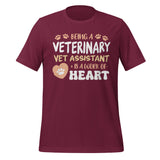 Vet Assistant, Work Of Heart Unisex T-shirt-I love Veterinary