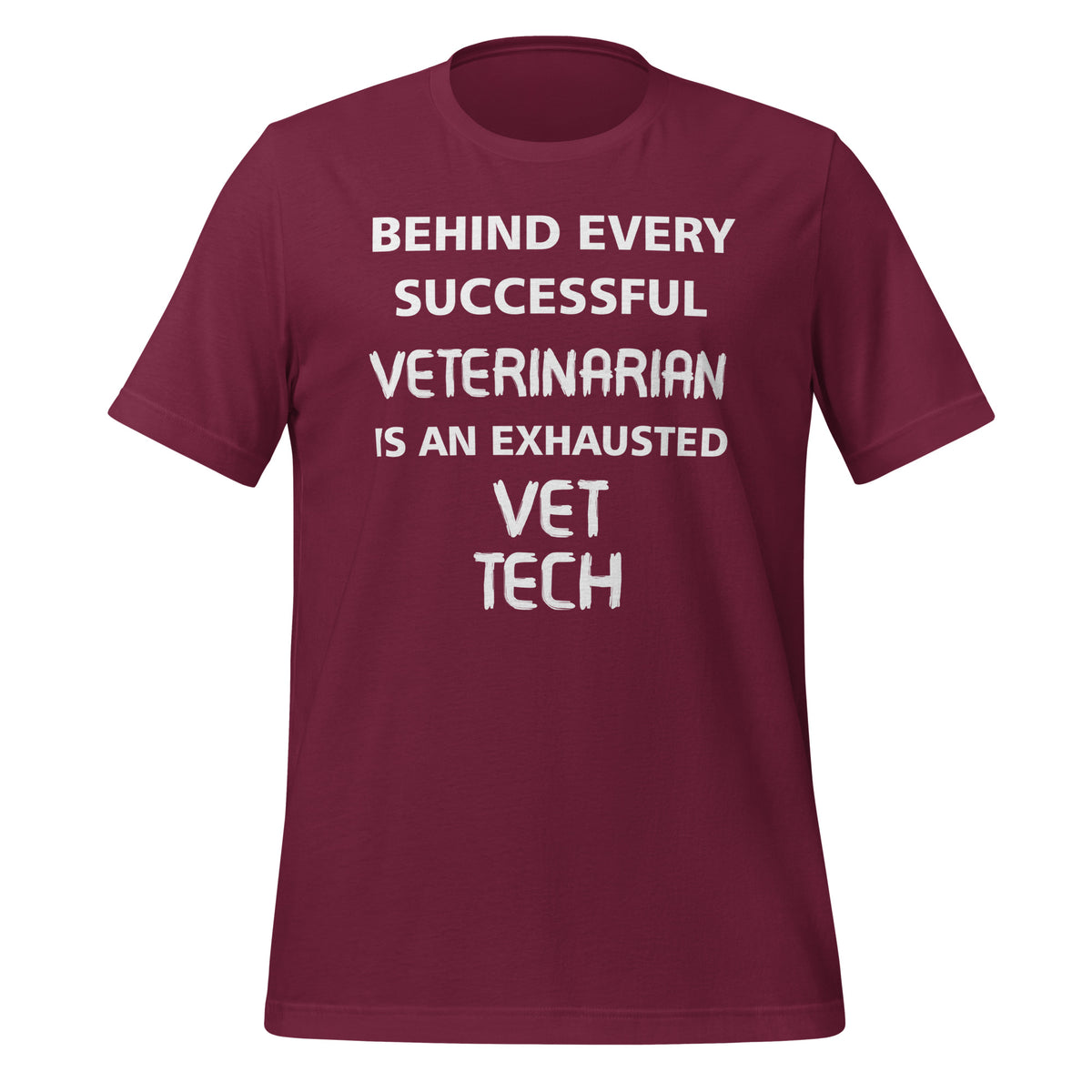 Exhausted Vet Tech Unisex T-shirt-I love Veterinary