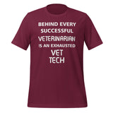 Exhausted Vet Tech Unisex T-shirt-I love Veterinary