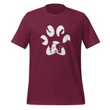 Dog Pawprint Unisex T-shirt-I love Veterinary