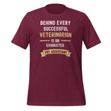 Successful Vet, Exhausted Vet Tech Unisex T-shirt-I love Veterinary