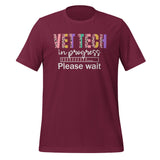 Vet Tech in Progress... Unisex T-shirt-I love Veterinary