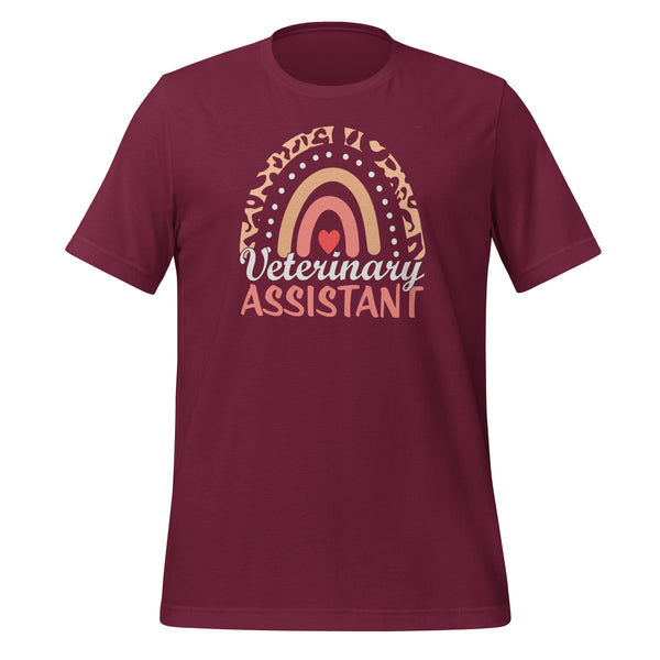 Veterinary Assistant Rainbow Unisex T-shirt-I love Veterinary