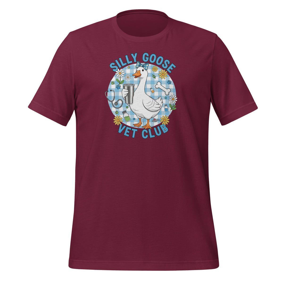 Silly Goose Vet Club Unisex T-shirt-I love Veterinary