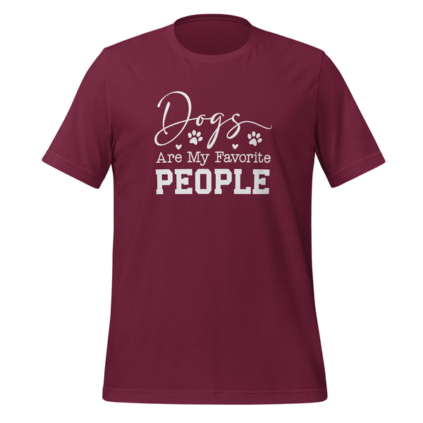 Dogs Are My Favorite People Unisex T-shirt-I love Veterinary