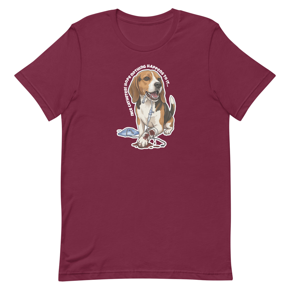 Nice catheter! Unisex T-shirt-I love Veterinary