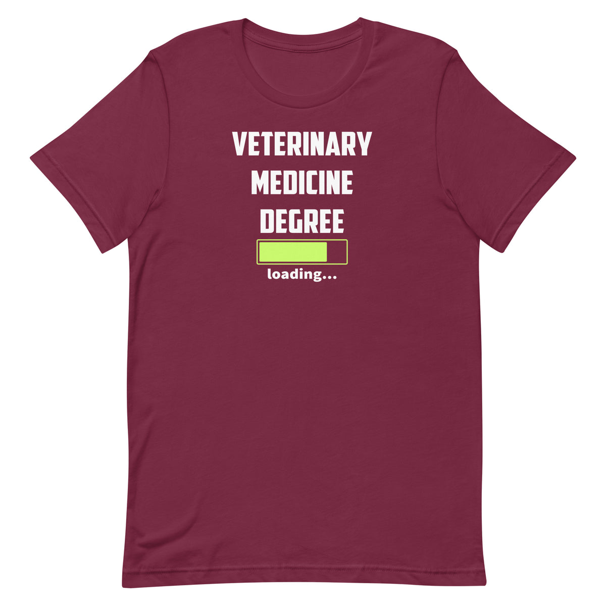 Veterinary medicine degree loading Unisex T-shirt-I love Veterinary