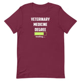 Veterinary medicine degree loading Unisex T-shirt-I love Veterinary