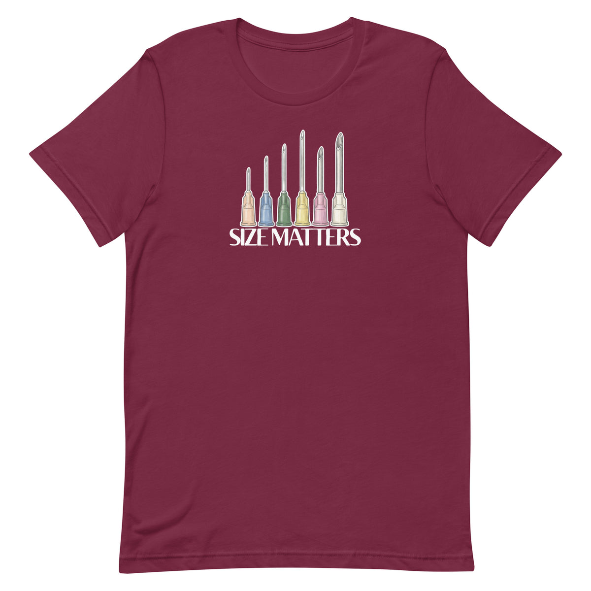 Size matters Unisex T-shirt-I love Veterinary