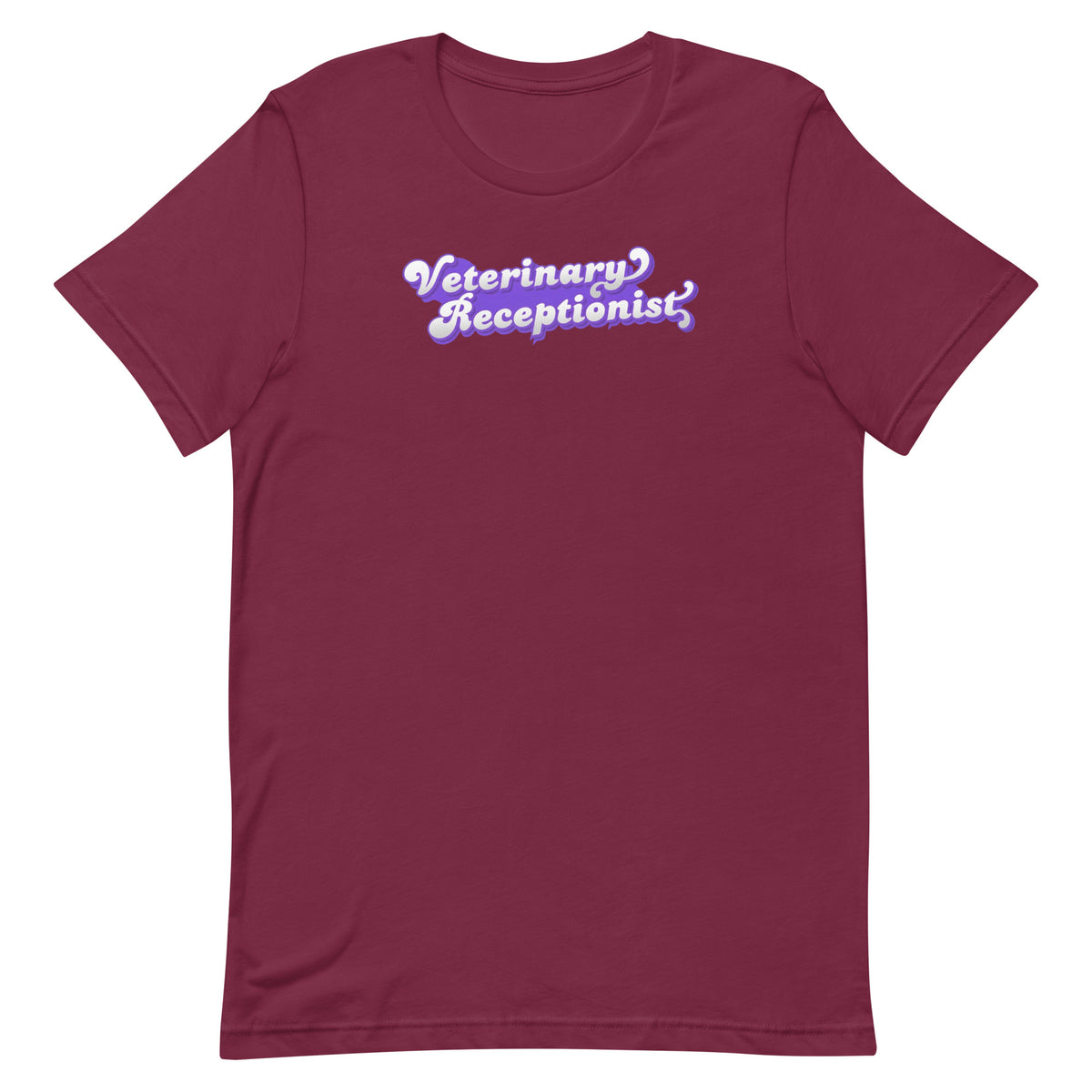 Veterinary Receptionist Unisex T-shirt-I love Veterinary