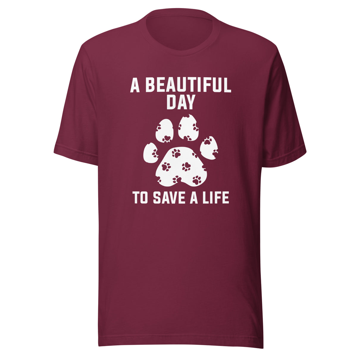 NOMV A beautiful day to save a life Unisex t-shirt