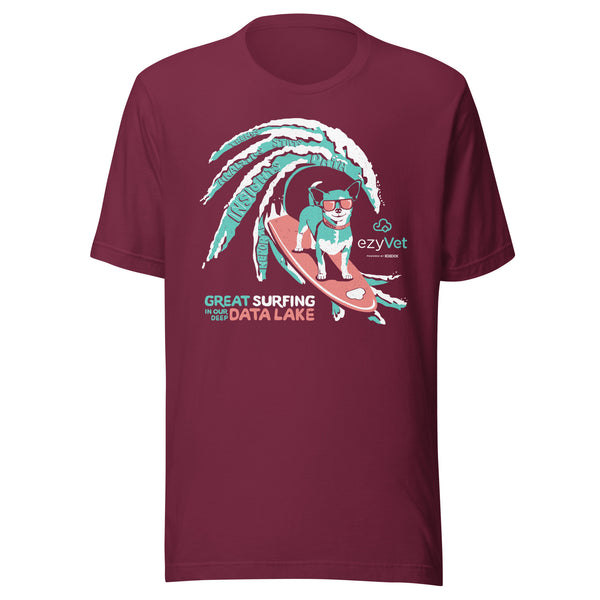 ezyVet Surf Dog Unisex T-shirt