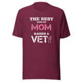 The best kind of Mom raises a Veterinarian Unisex T-shirt
