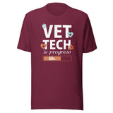 Vet Tech - In Progress Unisex t-shirt