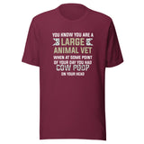 Cow poop on your head Unisex T-shirt