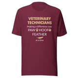 Vet Tech - Making a Difference  Unisex T-shirt