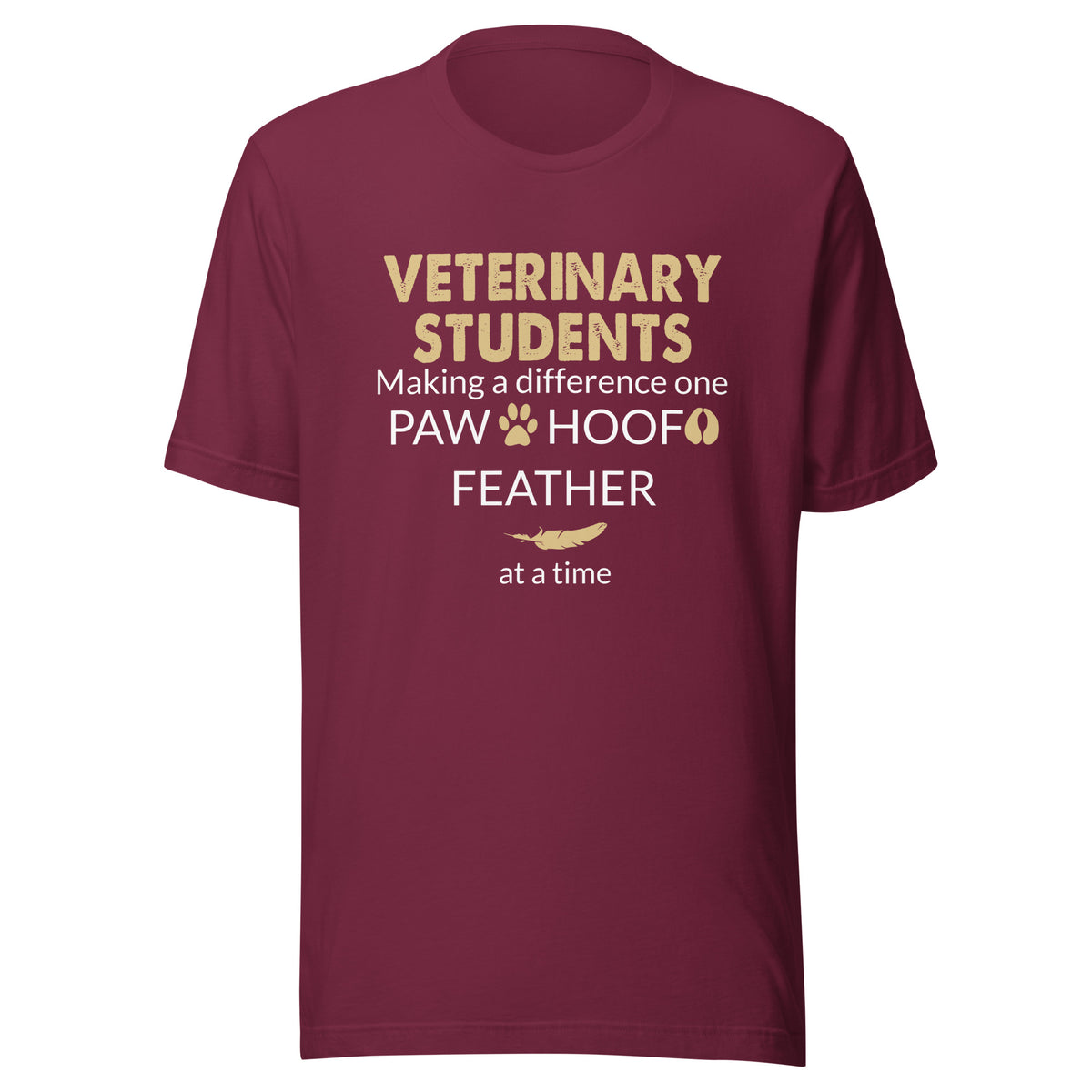 Vet Student - Making a Difference  Unisex T-shirt
