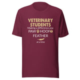 Vet Student - Making a Difference  Unisex T-shirt