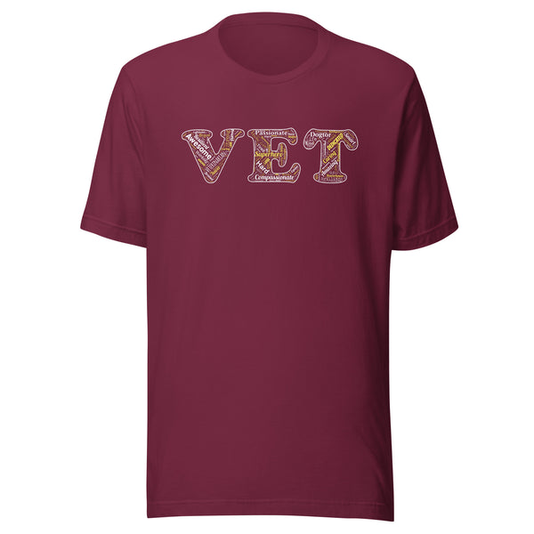 Vet Typography Unisex T-Shirt