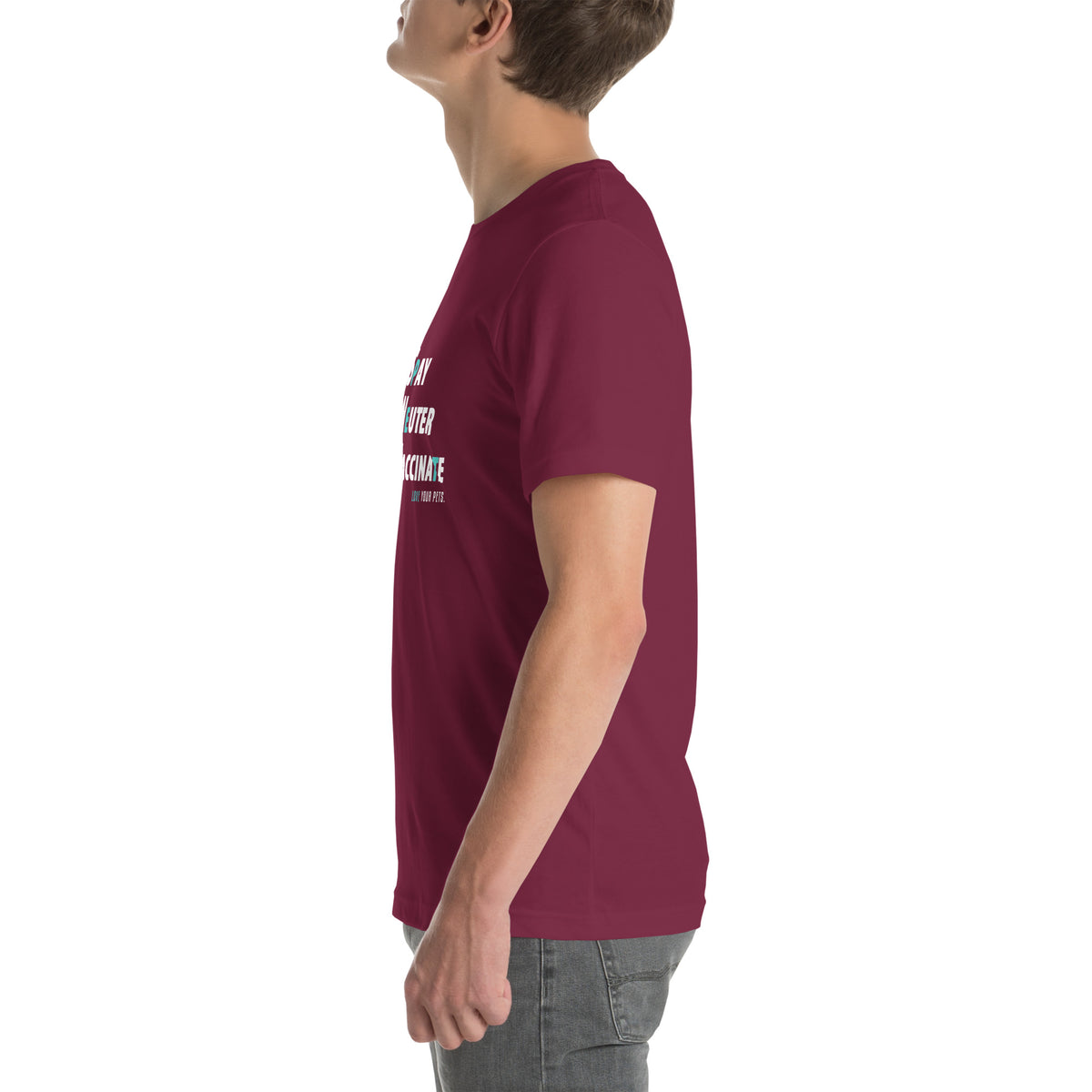 Spay, neuter, vaccinate! Unisex T-shirt-I love Veterinary