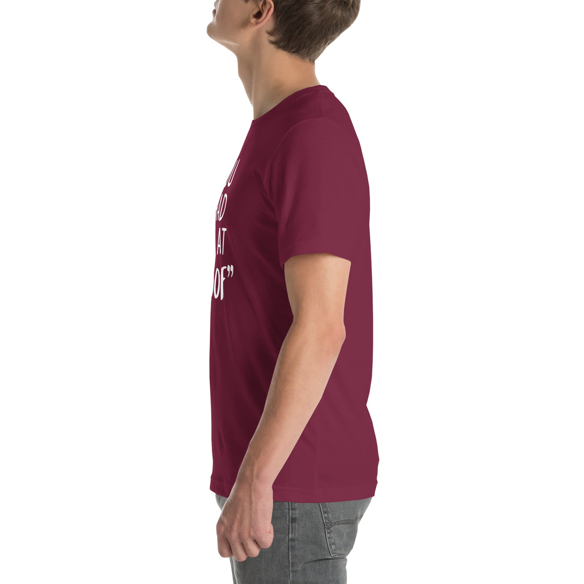 You had me at "woof" Unisex T-shirt