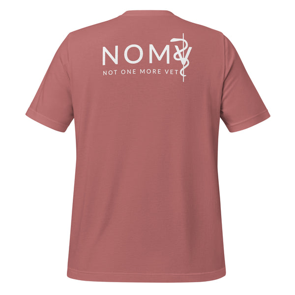 NOMV Cat Pulse Unisex T-Shirt-I love Veterinary