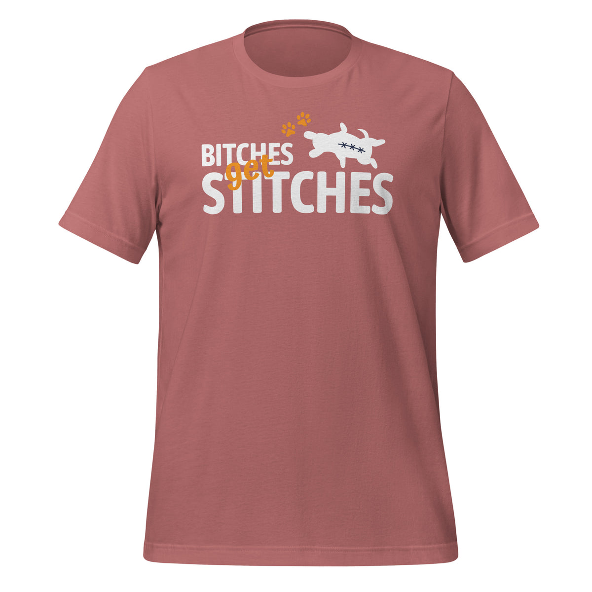 Bitches get stitches Unisex t-shirt-Unisex T-Shirt | Bella + Canvas 3001-I love Veterinary