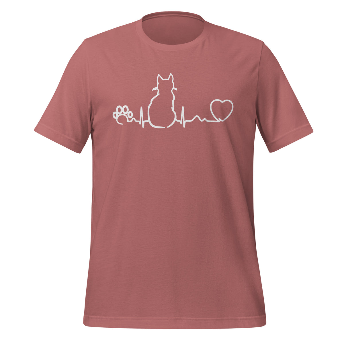 NOMV Cat Pulse Unisex T-Shirt-I love Veterinary