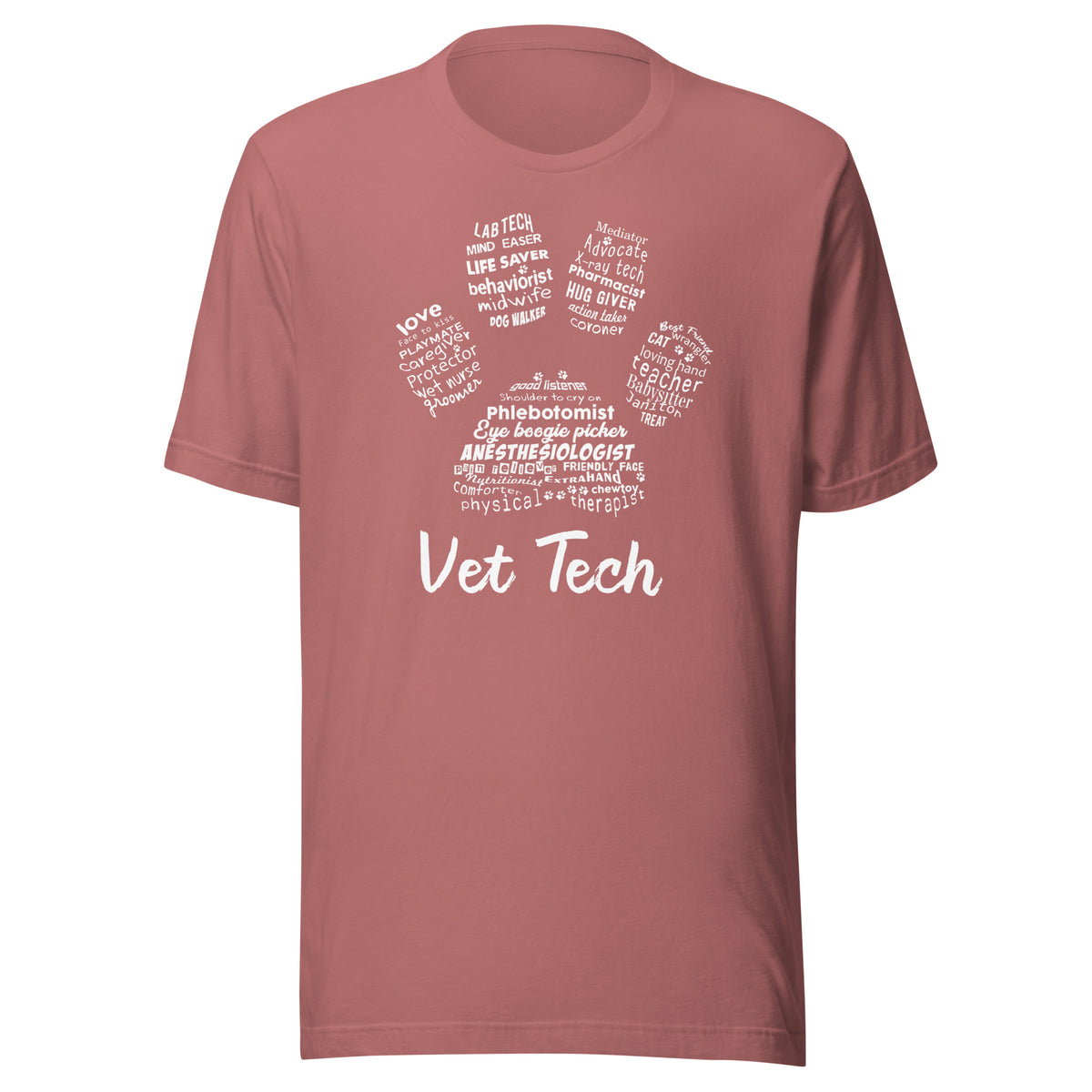 Vet Tech PawPrint Unisex t-shirt