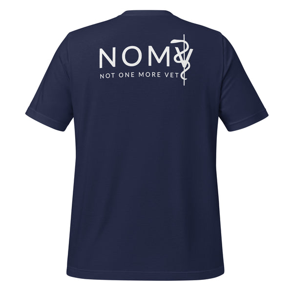 NOMV I remembered your dog's name Unisex T-Shirt-I love Veterinary