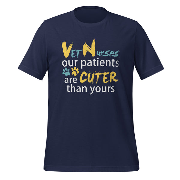 Vet Nurse our patients are cuter than yours Unisex T-shirt-I love Veterinary