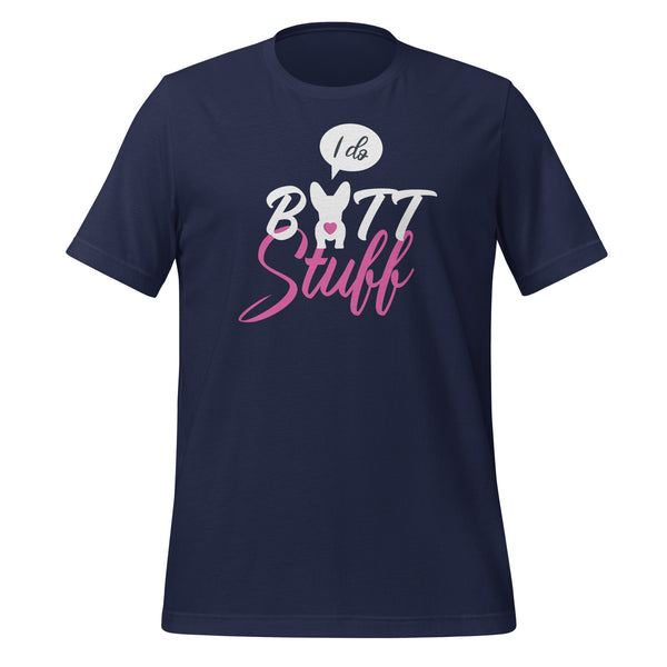 I do butt stuff Unisex t-shirt-Unisex Staple T-Shirt | Bella + Canvas 3001-I love Veterinary