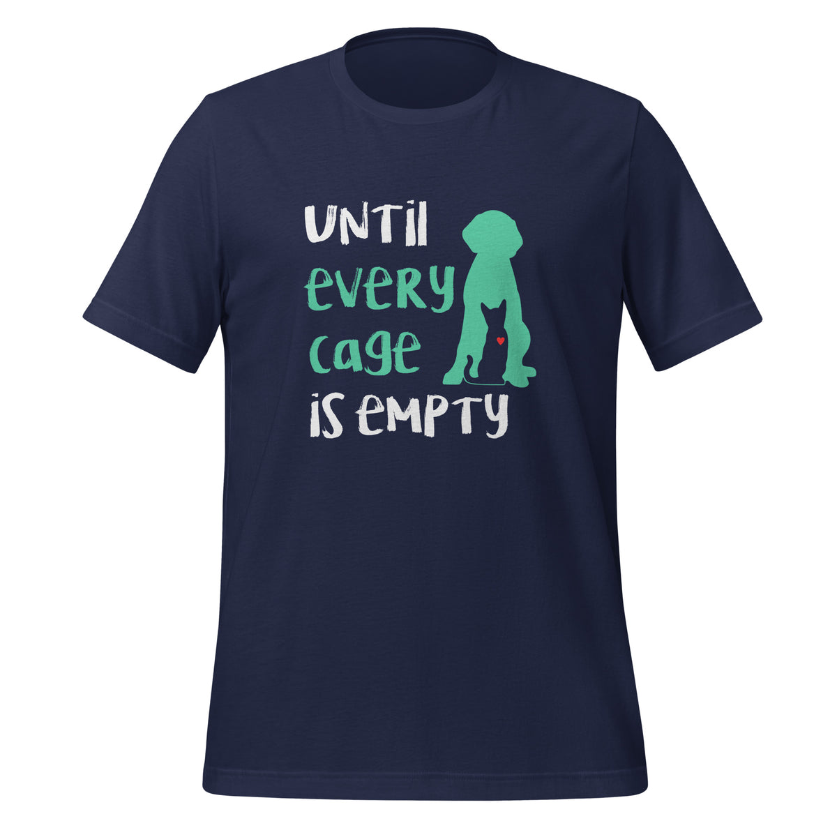 Until every cage is empty Unisex T-Shirt-I love Veterinary