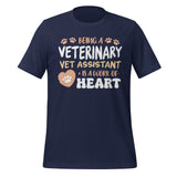 Vet Assistant, Work Of Heart Unisex T-shirt-I love Veterinary