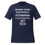 Exhausted Vet Tech Unisex T-shirt-I love Veterinary