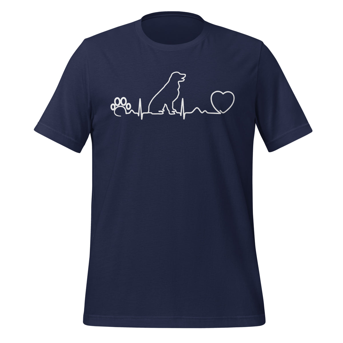 Dog Heartbeat Unisex T-shirt-I love Veterinary
