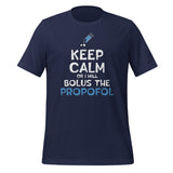 Bolus the propofol Unisex T-shirt-I love Veterinary
