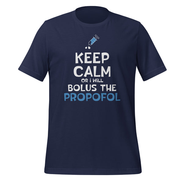 Bolus the propofol Unisex T-shirt-I love Veterinary