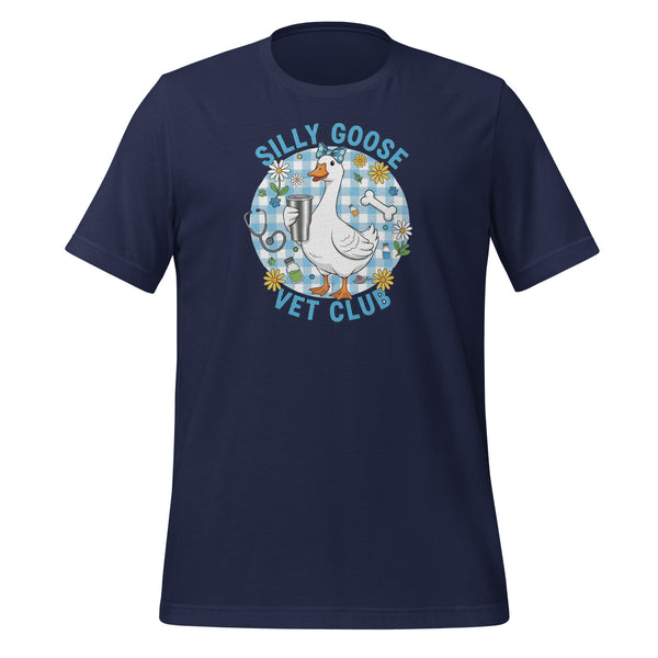 Silly Goose Vet Club Unisex T-shirt-I love Veterinary