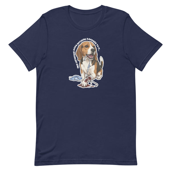 Nice catheter! Unisex T-shirt-I love Veterinary