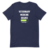 Veterinary medicine degree loading Unisex T-shirt-I love Veterinary