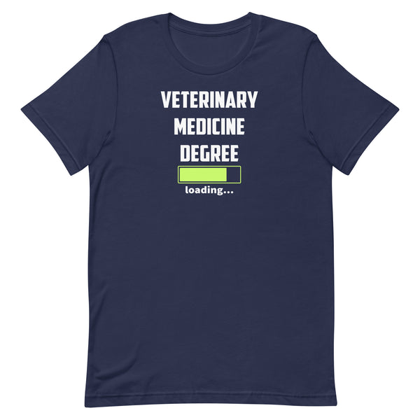 Veterinary medicine degree loading Unisex T-shirt-I love Veterinary