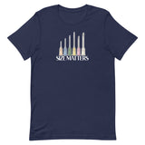 Size matters Unisex T-shirt-I love Veterinary