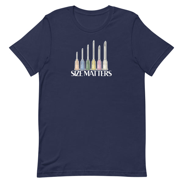 Size matters Unisex T-shirt-I love Veterinary
